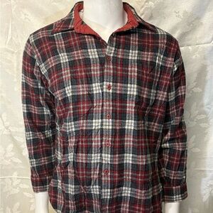 Pendleton Red and Black Plaid Men's Shirt